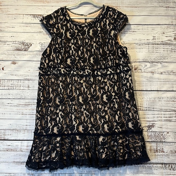 Nanette Lepore Woman Black Lace Dress Size 24W‎ - Picture 1 of 6